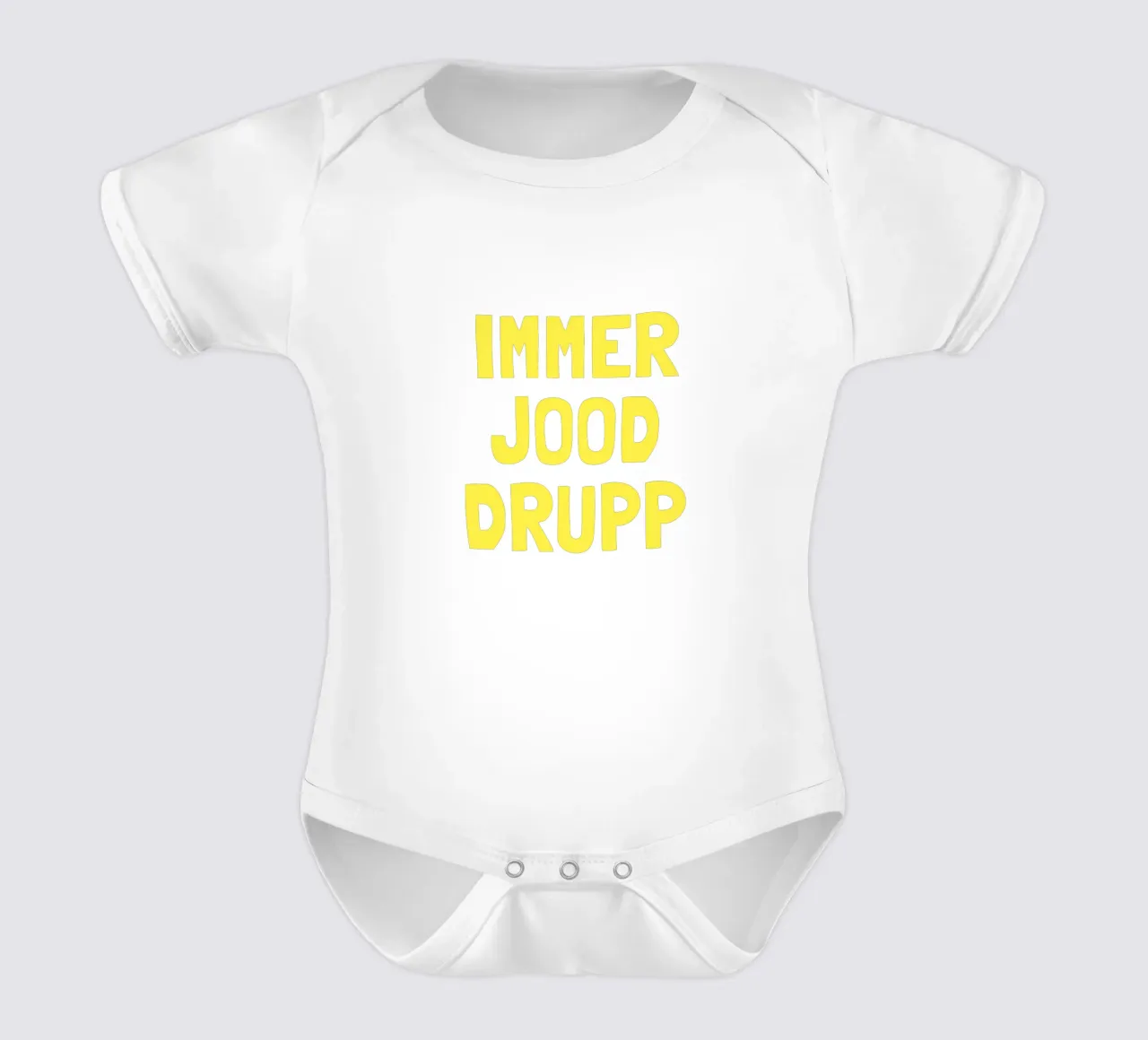 Immer jood drupp - gelb body neonato maniche corte da Ohkimiko