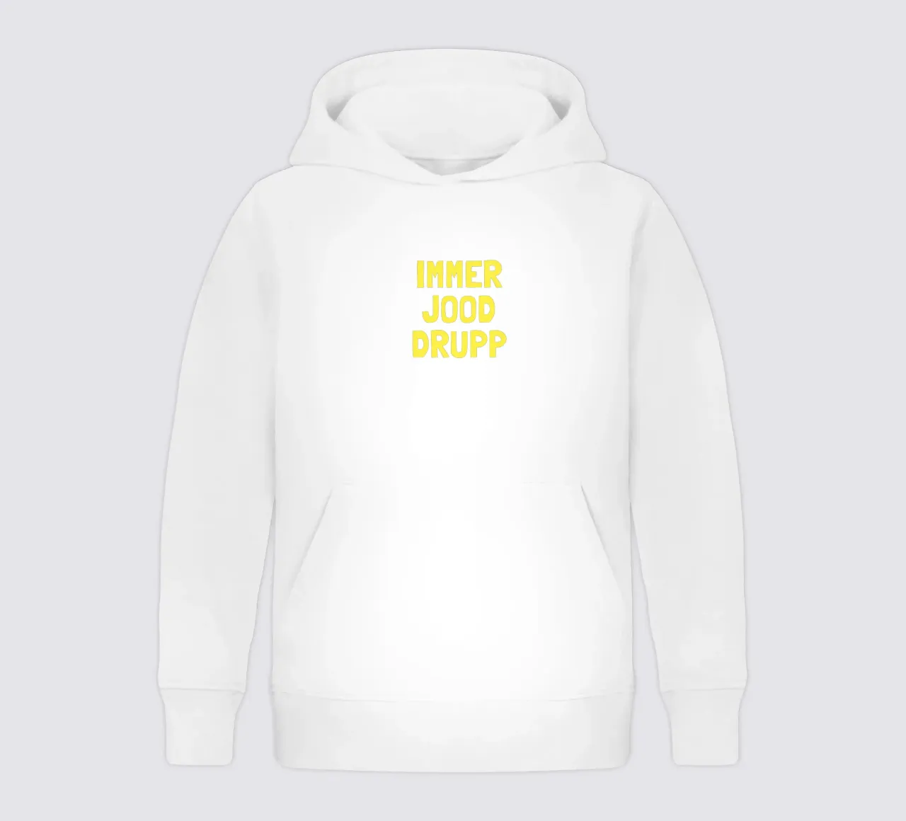 Immer jood drupp - gelb felpa bambino con cappuccio da Ohkimiko