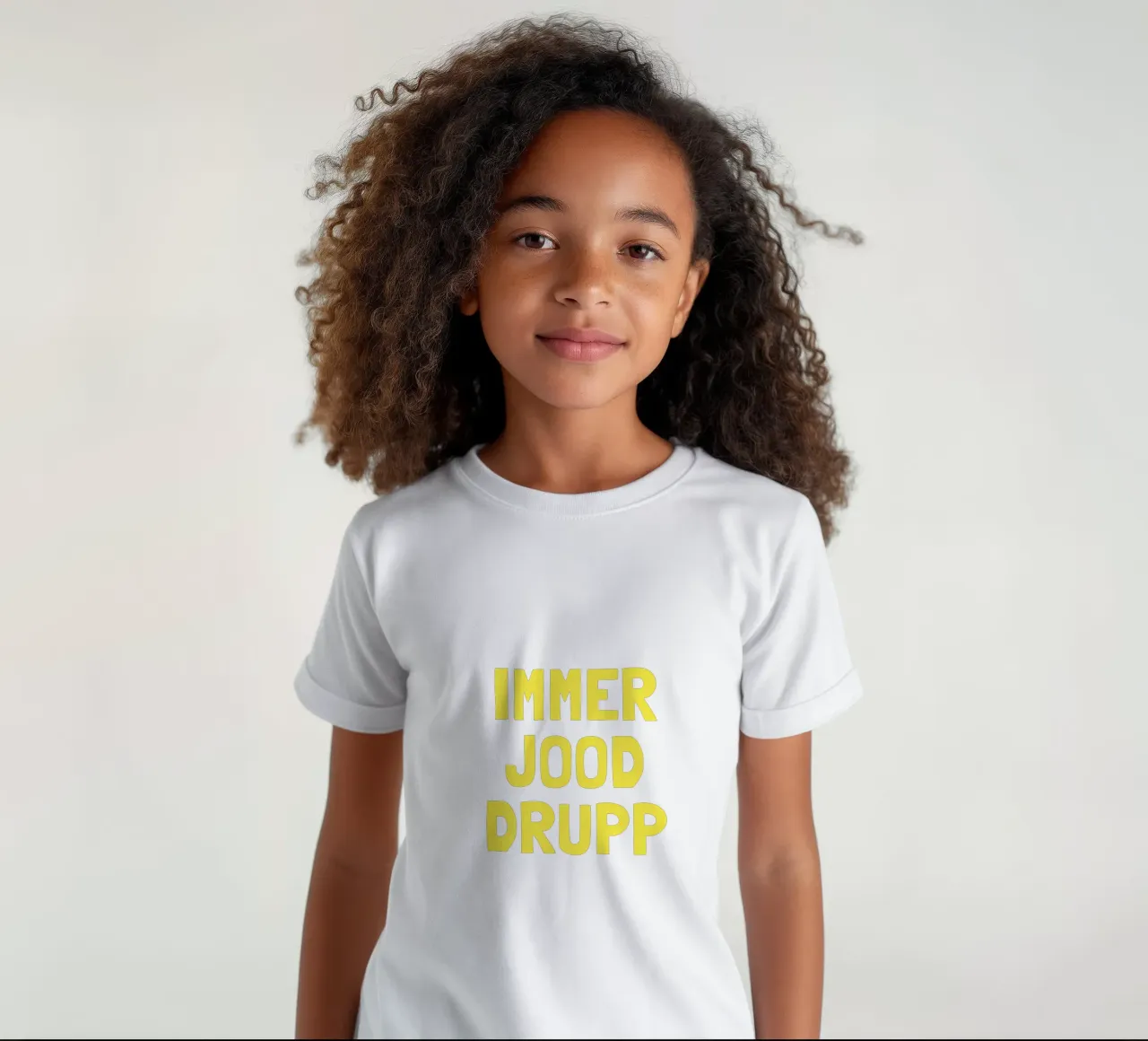 Immer jood drupp - gelb t-shirt bambini da Ohkimiko