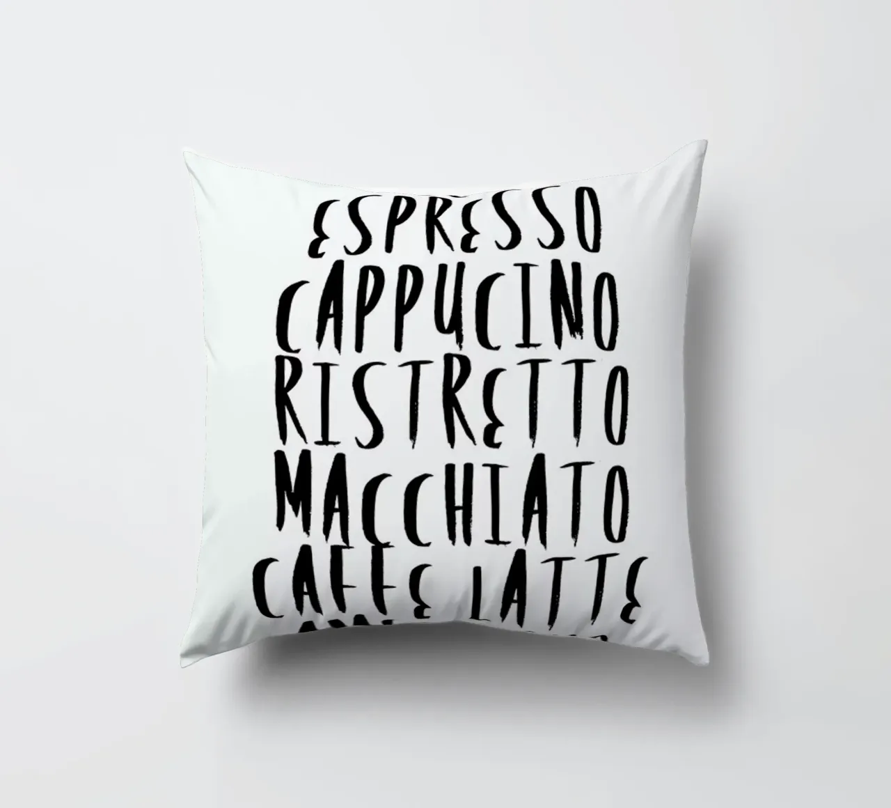 Coffee decorative cushion by Honeymoon Hotel
