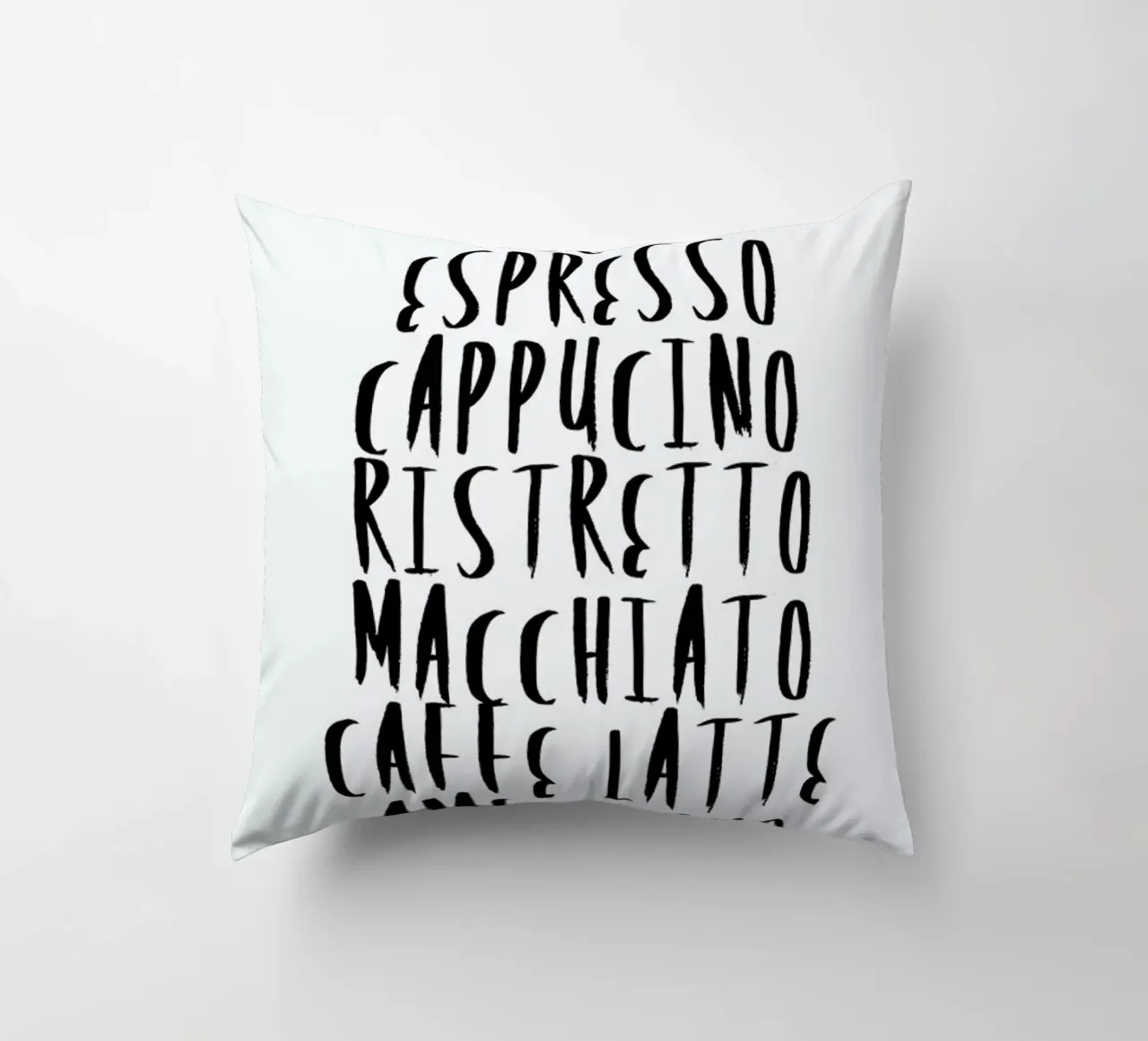 Coffee decorative cushion by Honeymoon Hotel