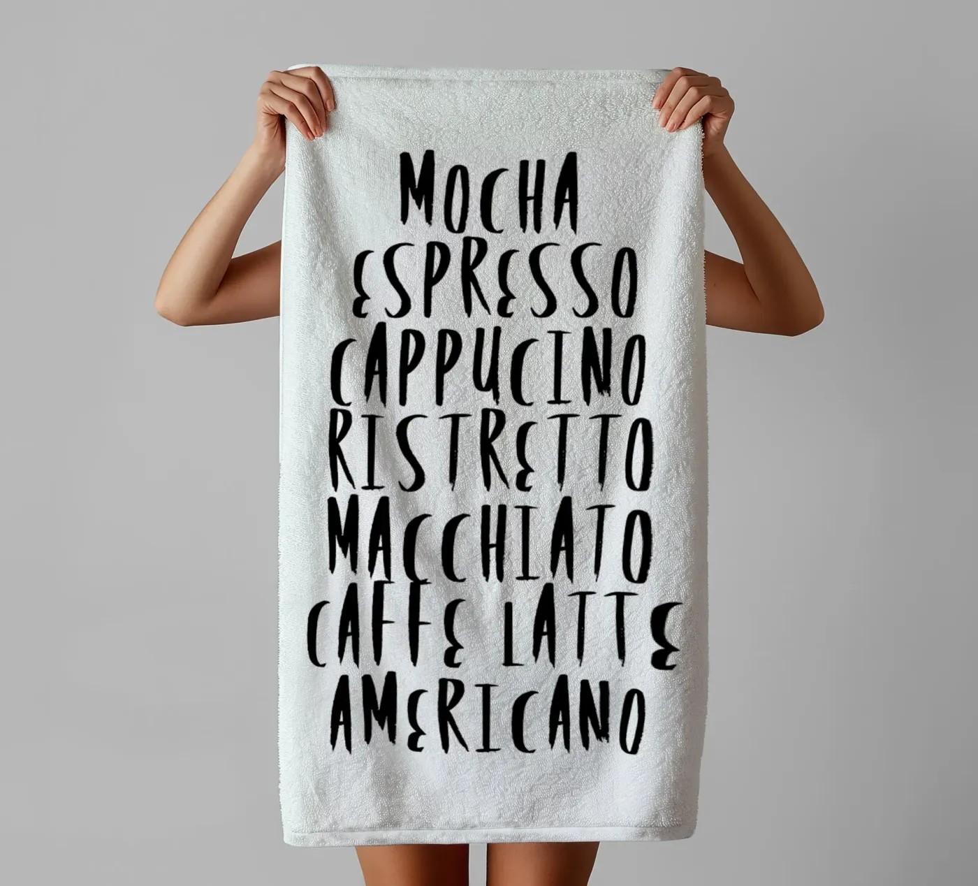 Coffee badhanddoek van Honeymoon Hotel