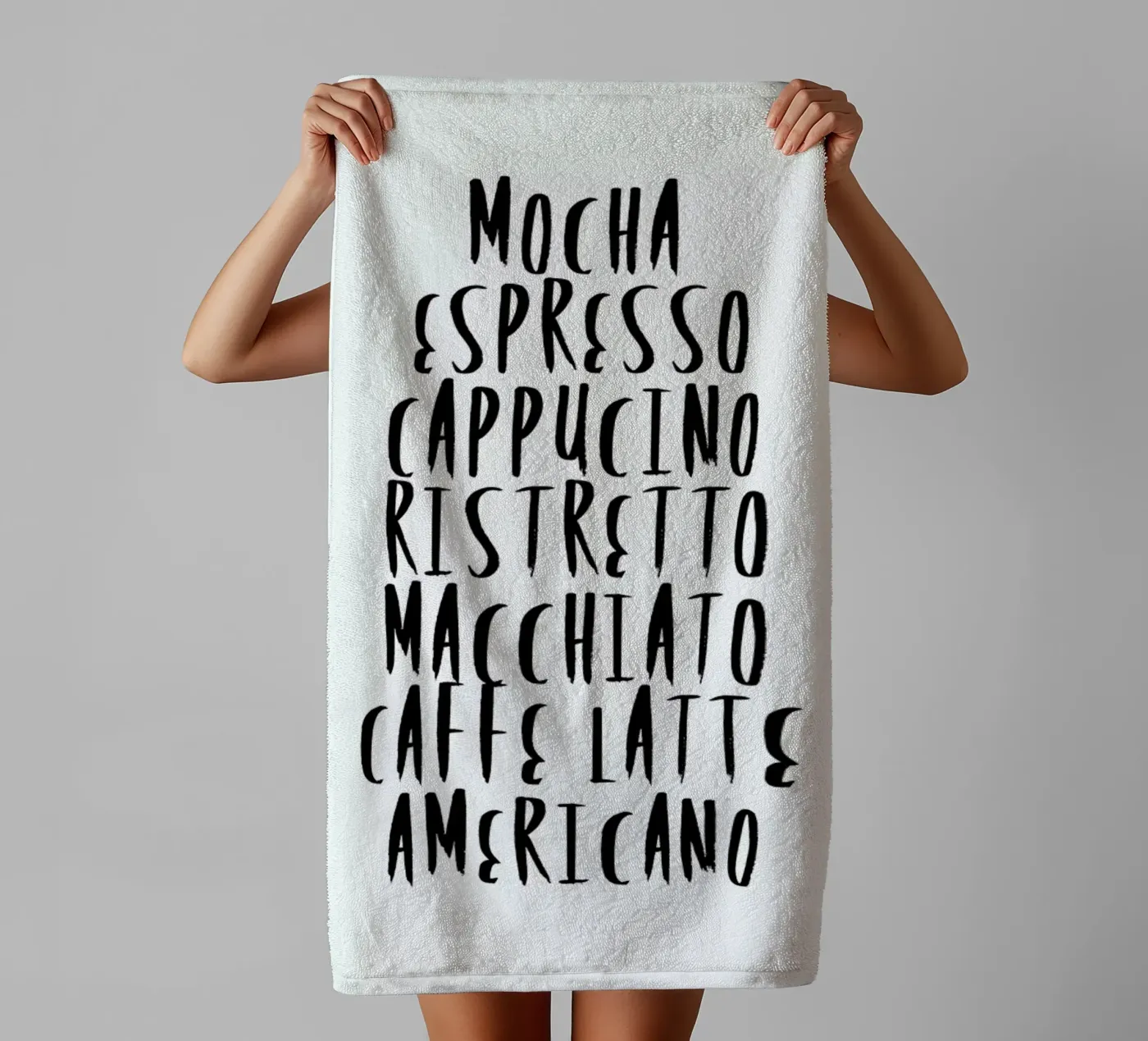 Coffee badhanddoek van Honeymoon Hotel