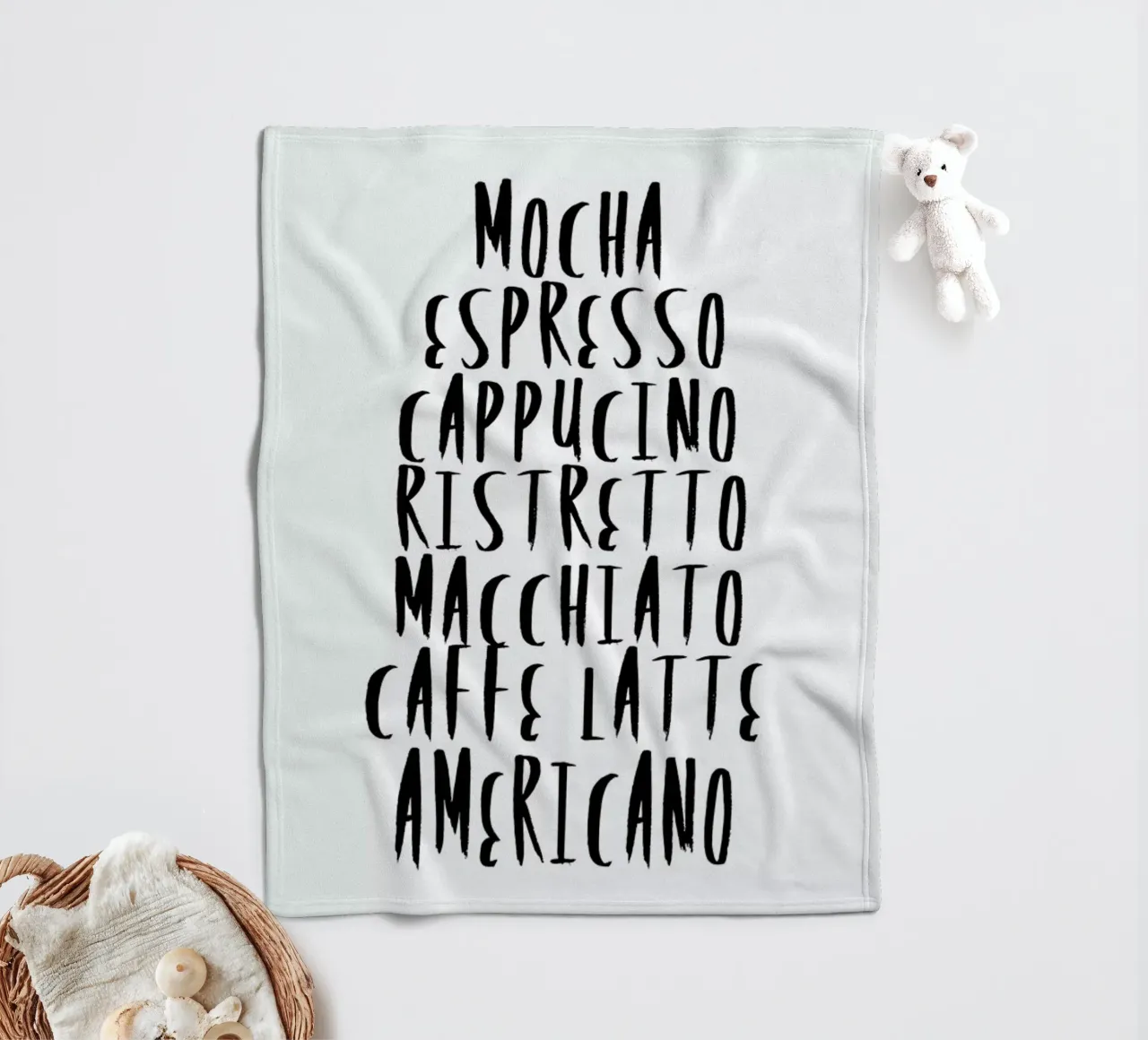 Coffee Fleecedecke von Honeymoon Hotel