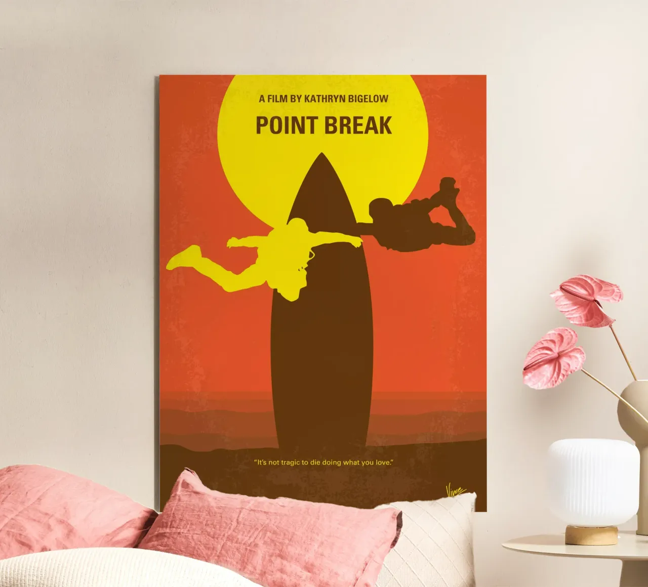 No455 My Point Break minimal movie poster pannello forex da Chungkong