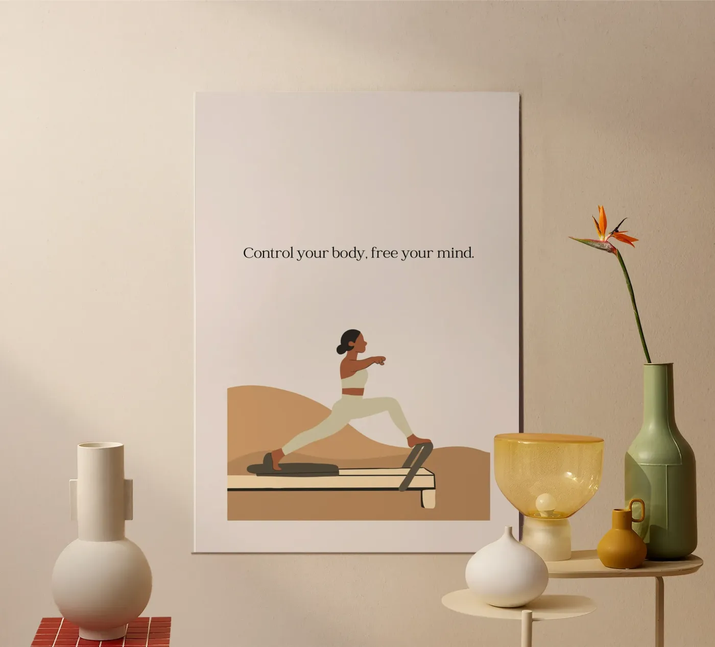 Pilates poster by isabels_wunderwelt_digital_art