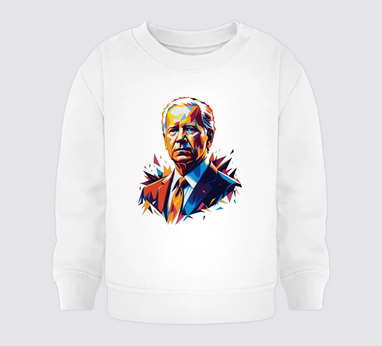 Joe Biden in WPAP Pop Art felpa neonato da vectorartnesia
