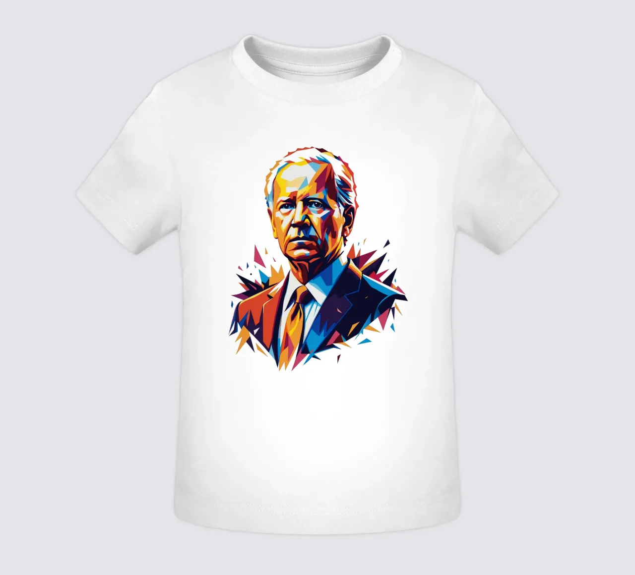 Joe Biden in WPAP Pop Art maglietta neonato da vectorartnesia