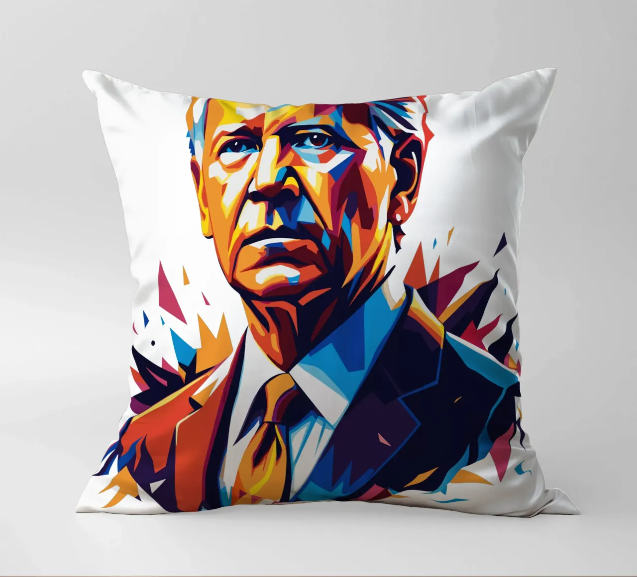 Joe Biden in WPAP Pop Art cuscino da vectorartnesia