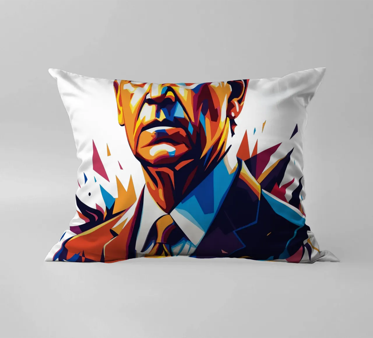 Joe Biden in WPAP Pop Art cuscino da vectorartnesia