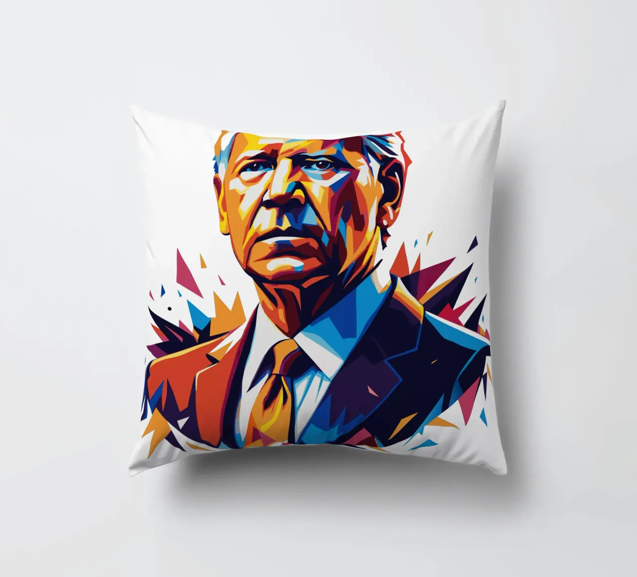 Joe Biden in WPAP Pop Art cuscino da vectorartnesia