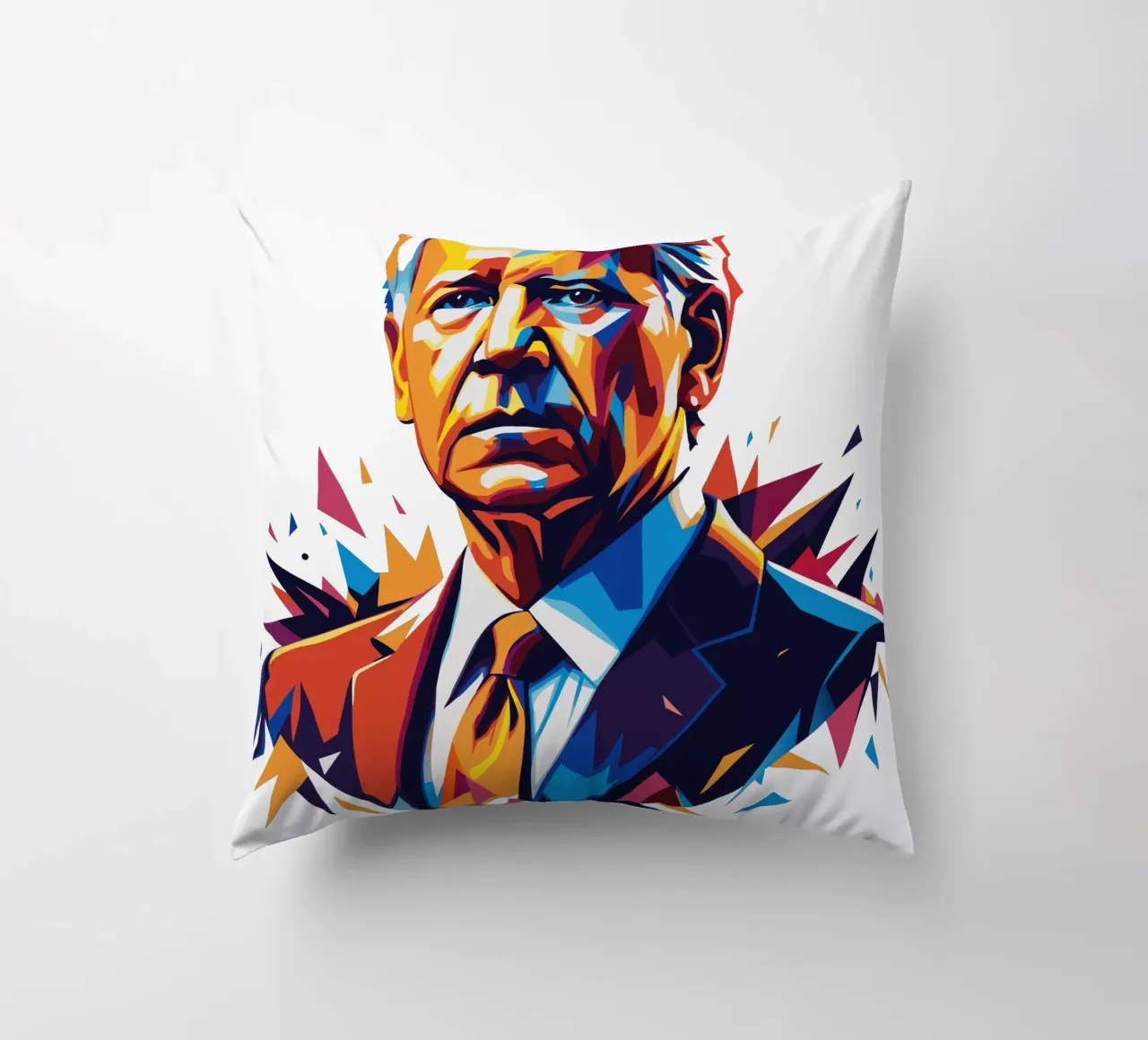 Joe Biden in WPAP Pop Art cuscino da vectorartnesia