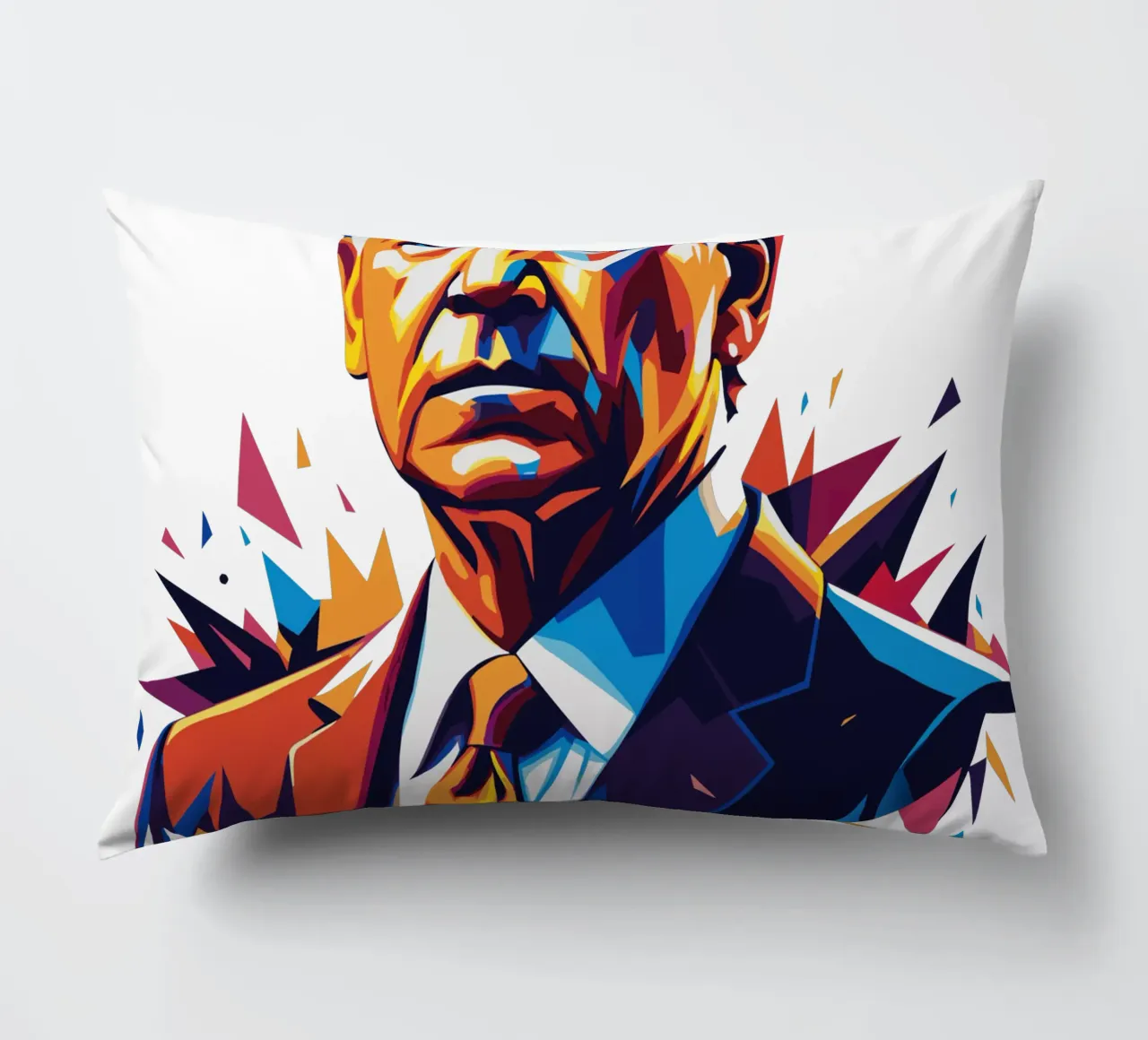 Joe Biden in WPAP Pop Art cuscino da vectorartnesia
