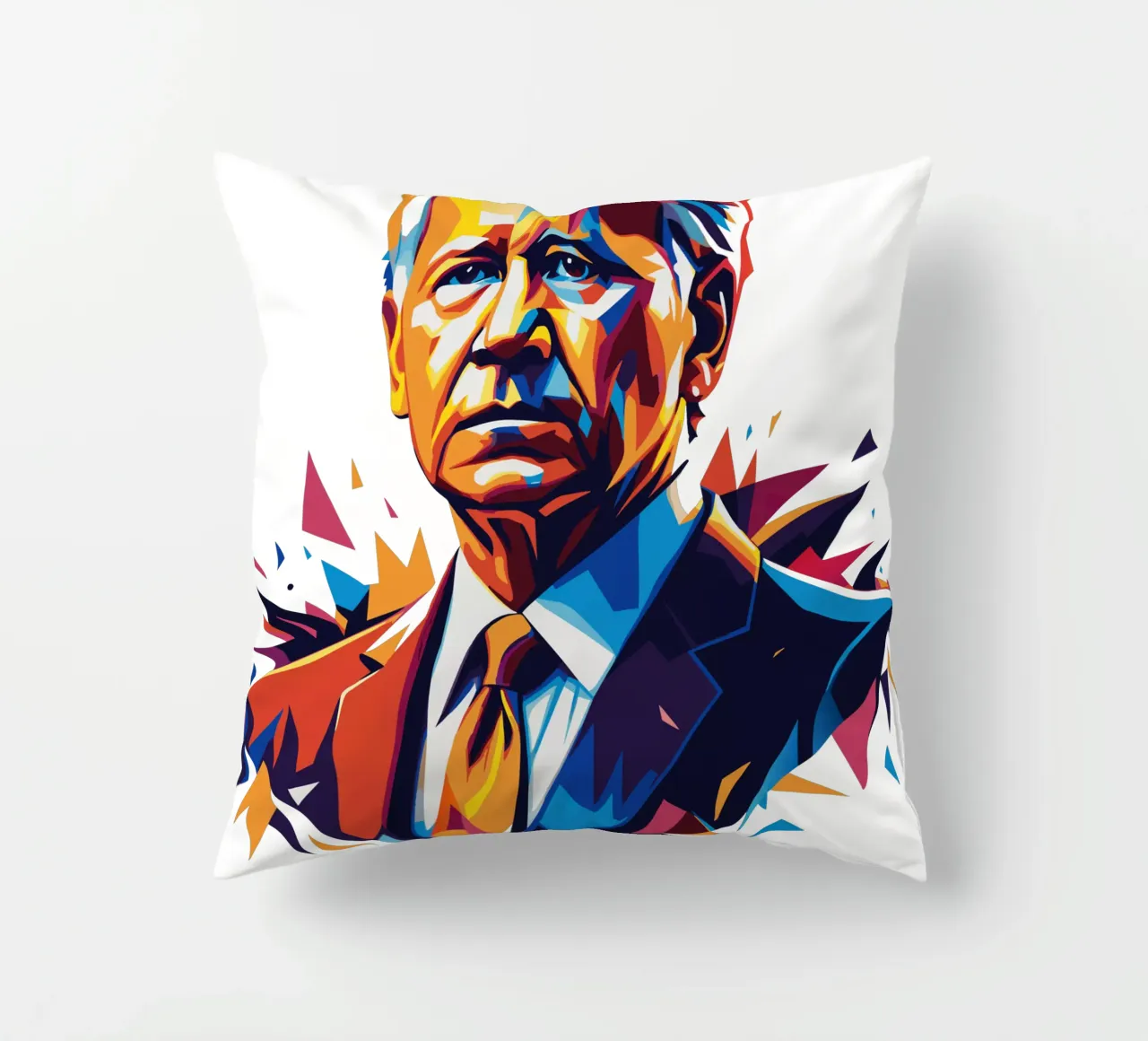 Joe Biden in WPAP Pop Art cuscino da vectorartnesia