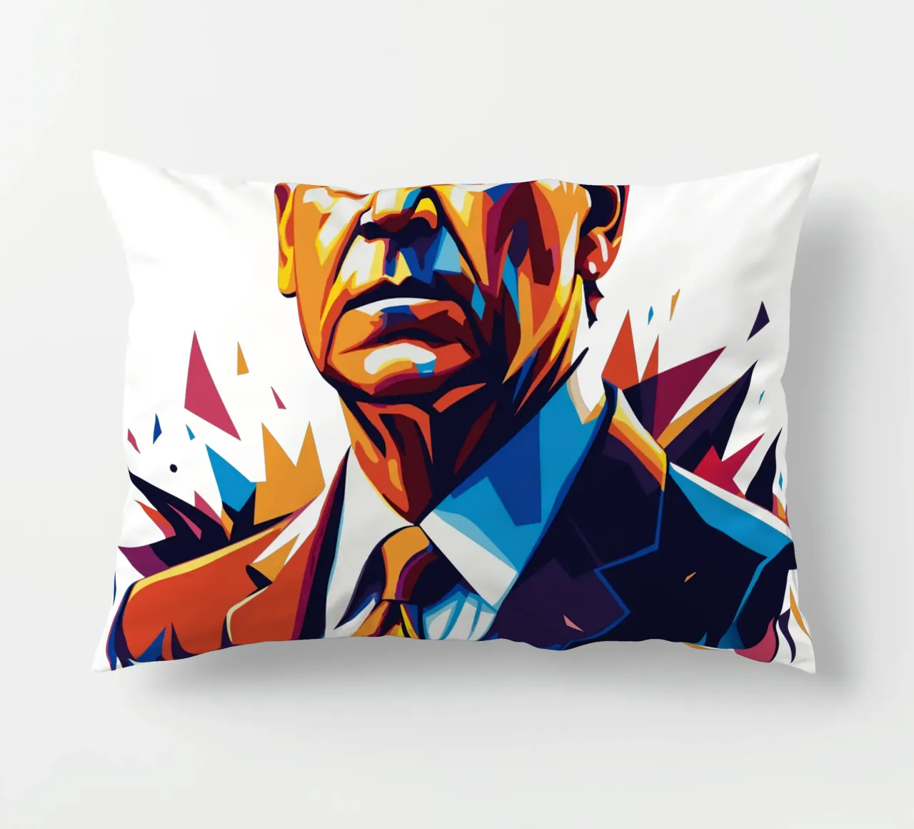 Joe Biden in WPAP Pop Art cuscino da vectorartnesia