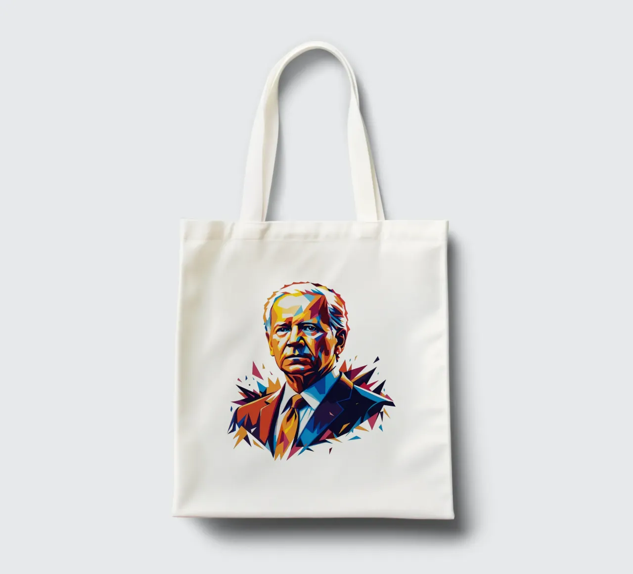 Joe Biden in WPAP Pop Art borsa in juta da vectorartnesia