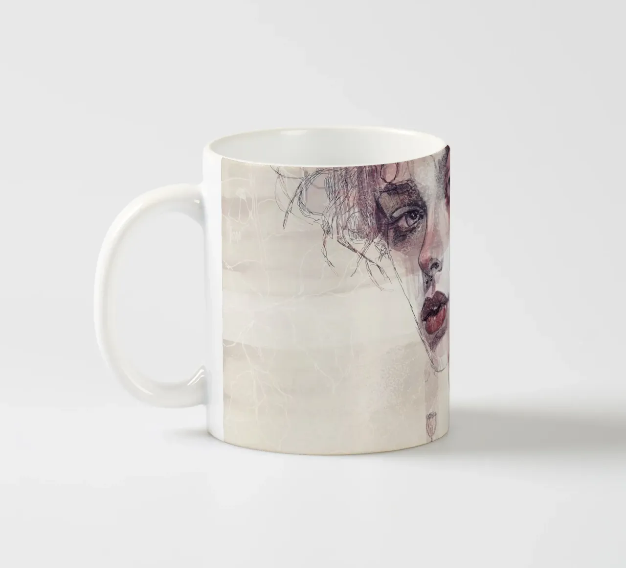 acceptance ceramic mug by k i m