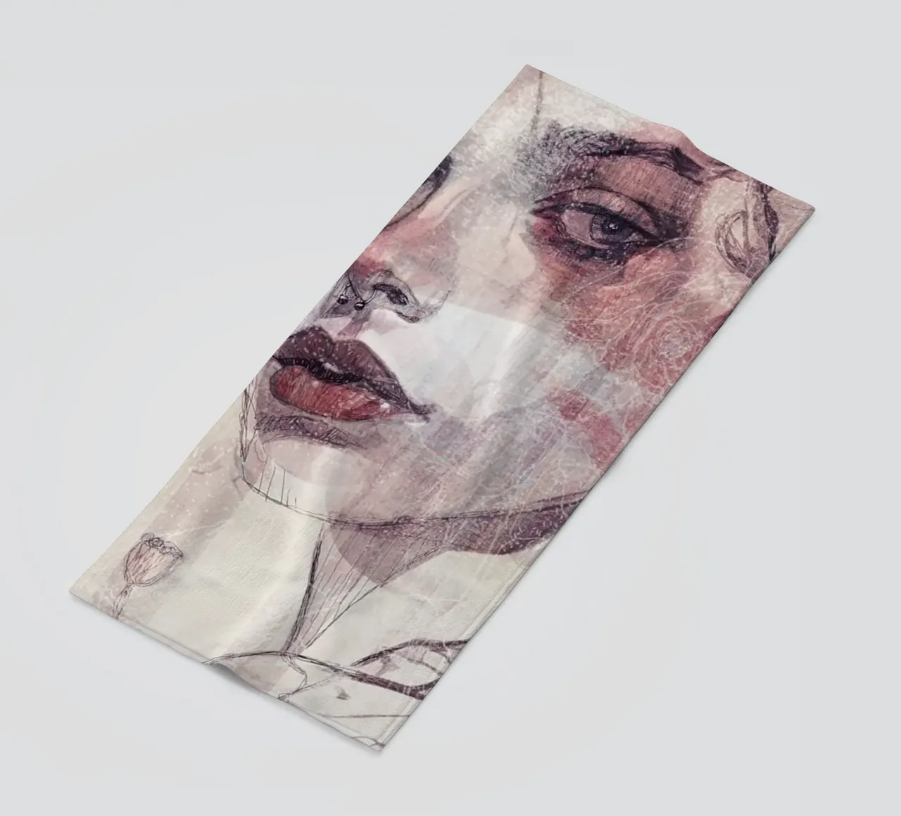 acceptatie strandhanddoek van k i m