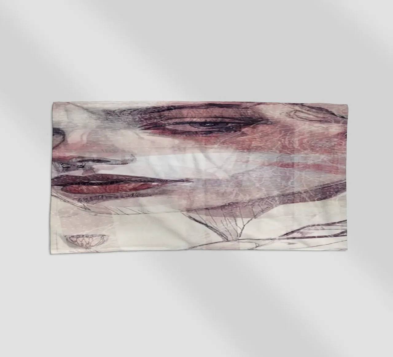 acceptatie strandhanddoek van k i m