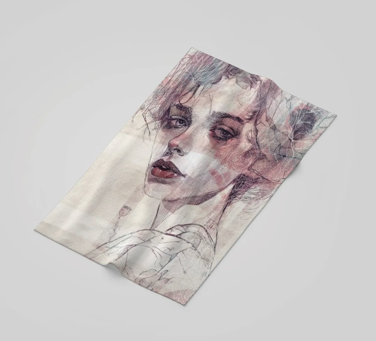 acceptatie strandhanddoek van k i m