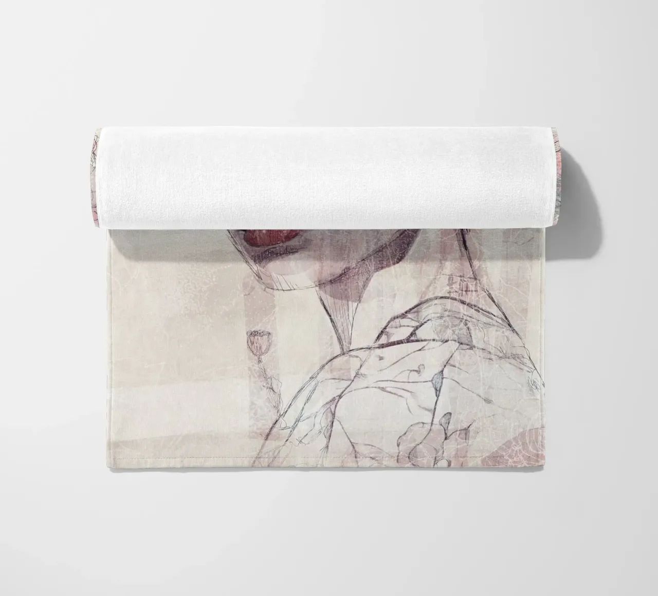 acceptatie strandhanddoek van k i m