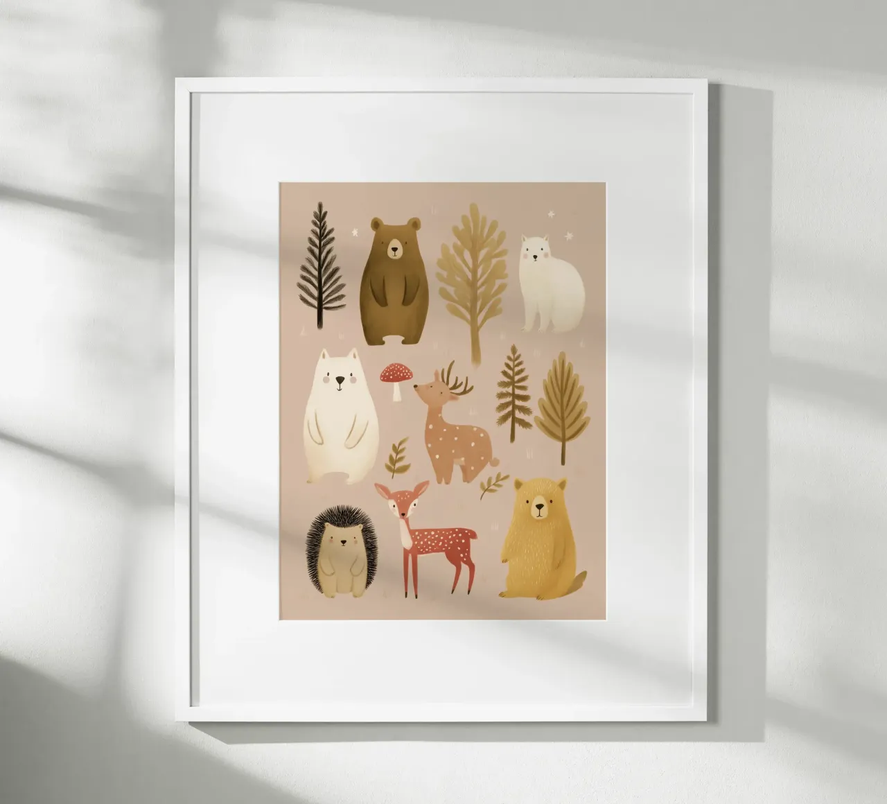 Amici della foresta poster da Lille Verden