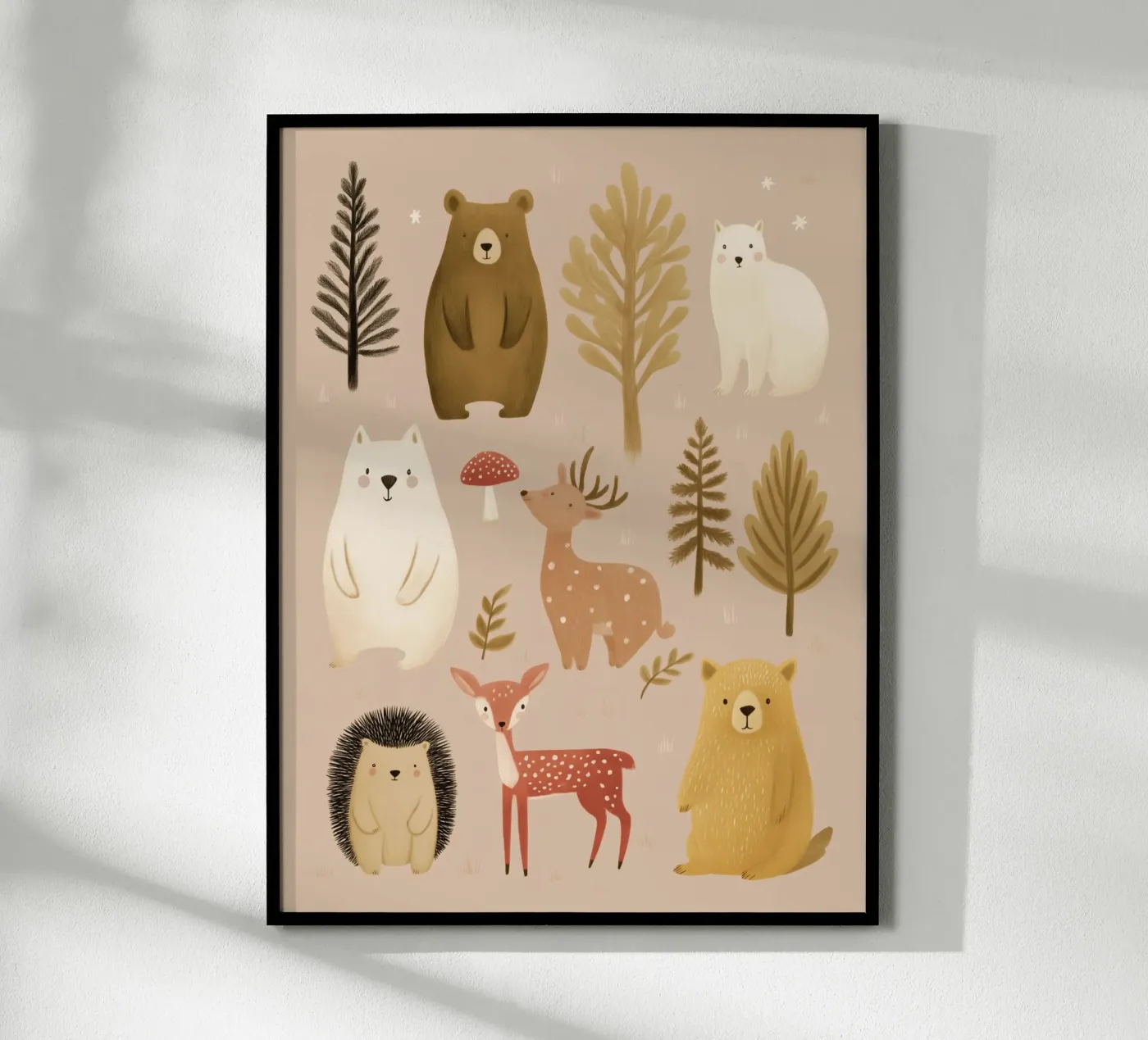 Forest Friends poster by Lille Verden