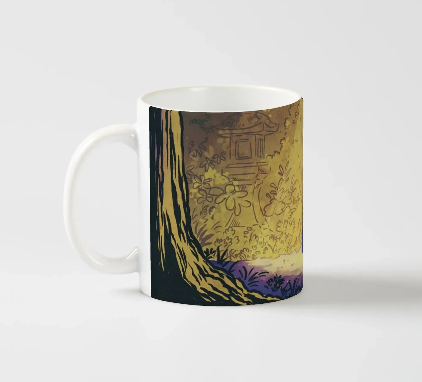 Magic Bus Stop ceramic mug by syntetyc