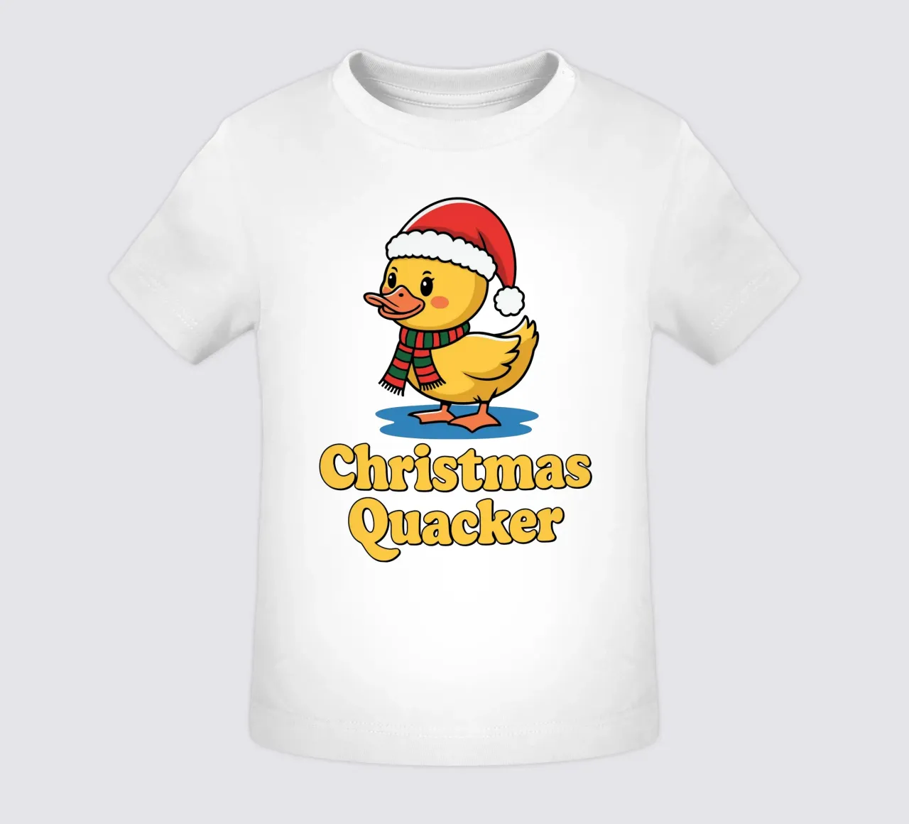 Christmas Quacker maglietta neonato da edsonramosart