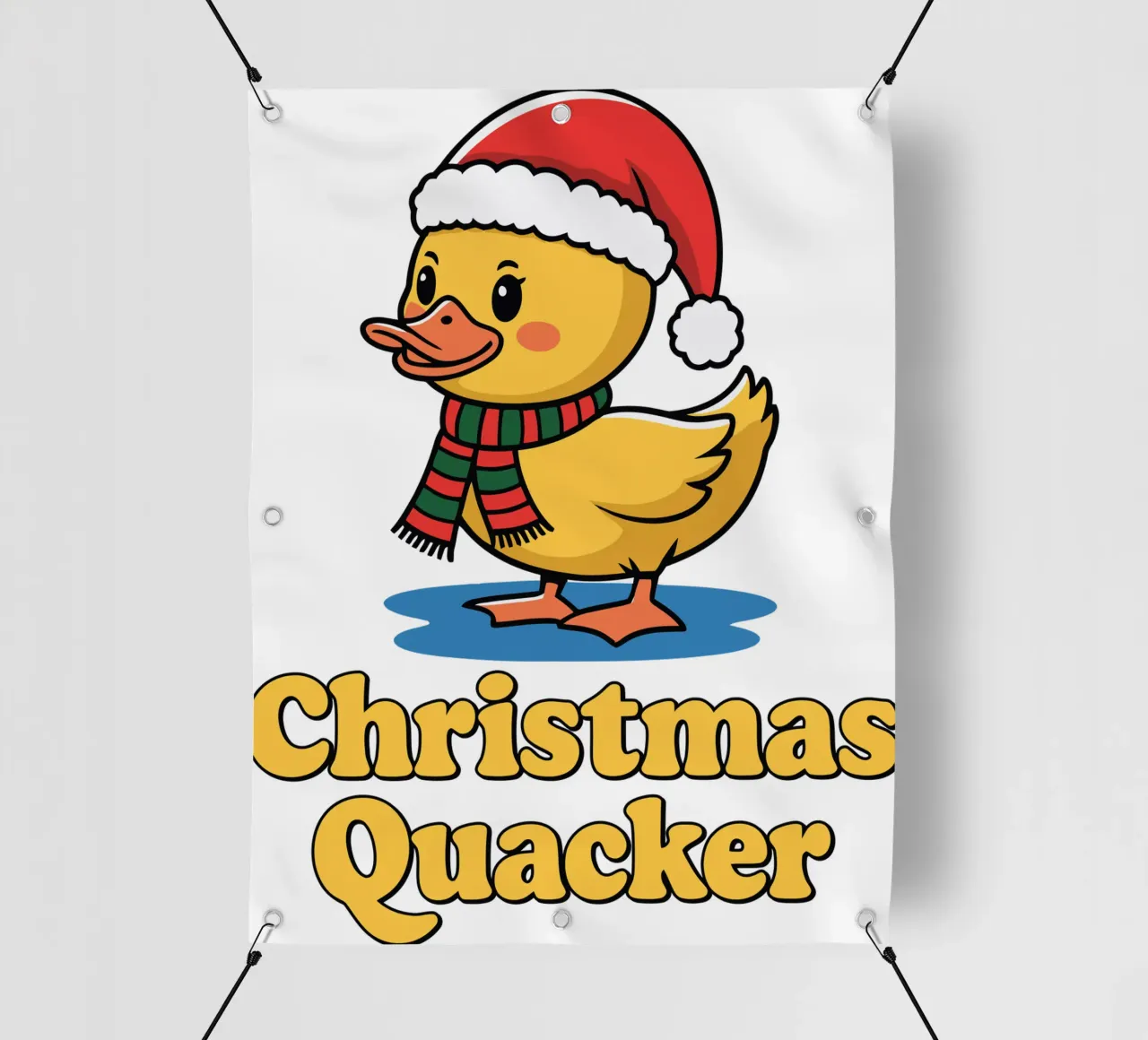 Christmas Quacker telo in pvc da edsonramosart