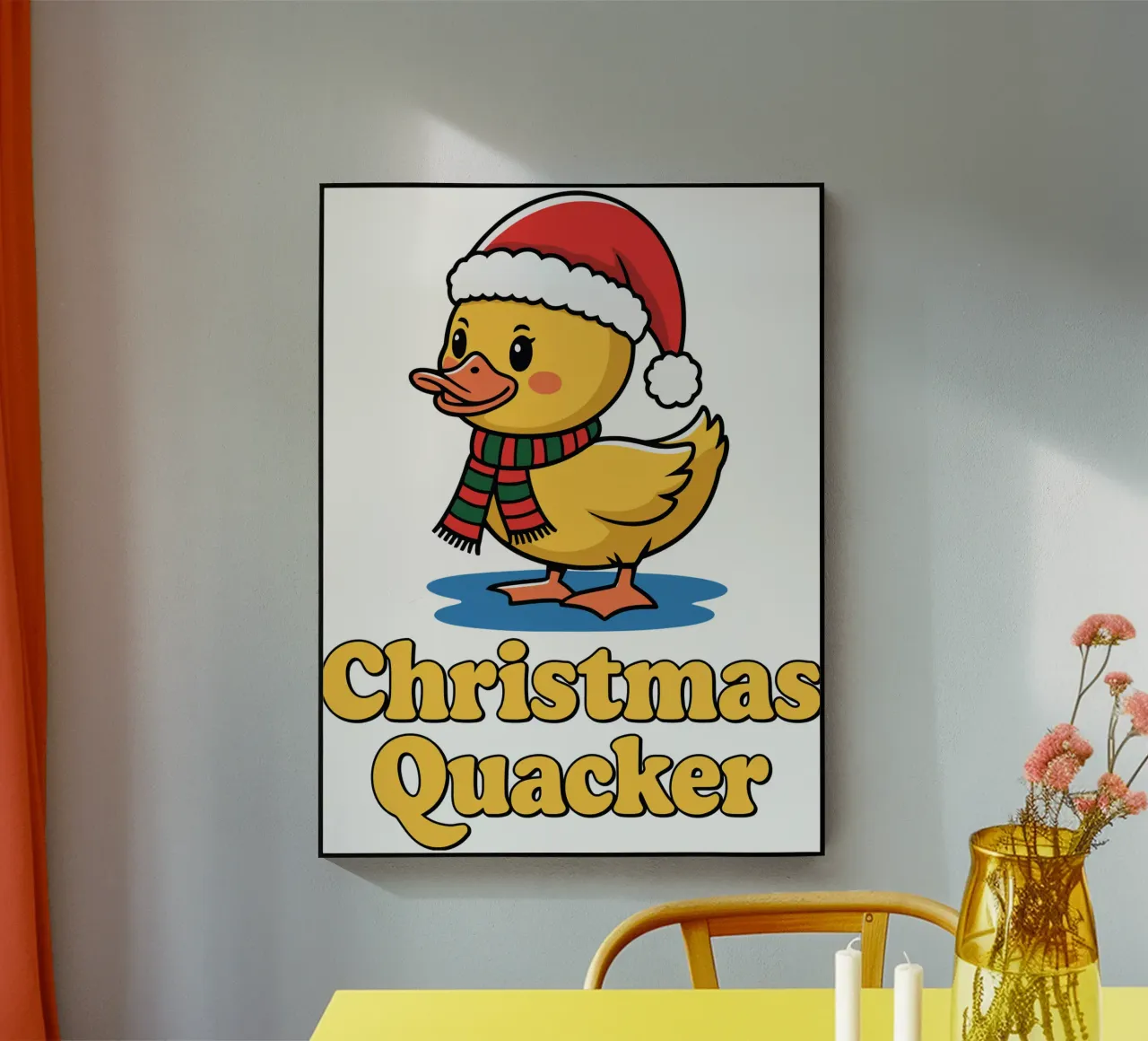 Christmas Quacker plexiglass da edsonramosart