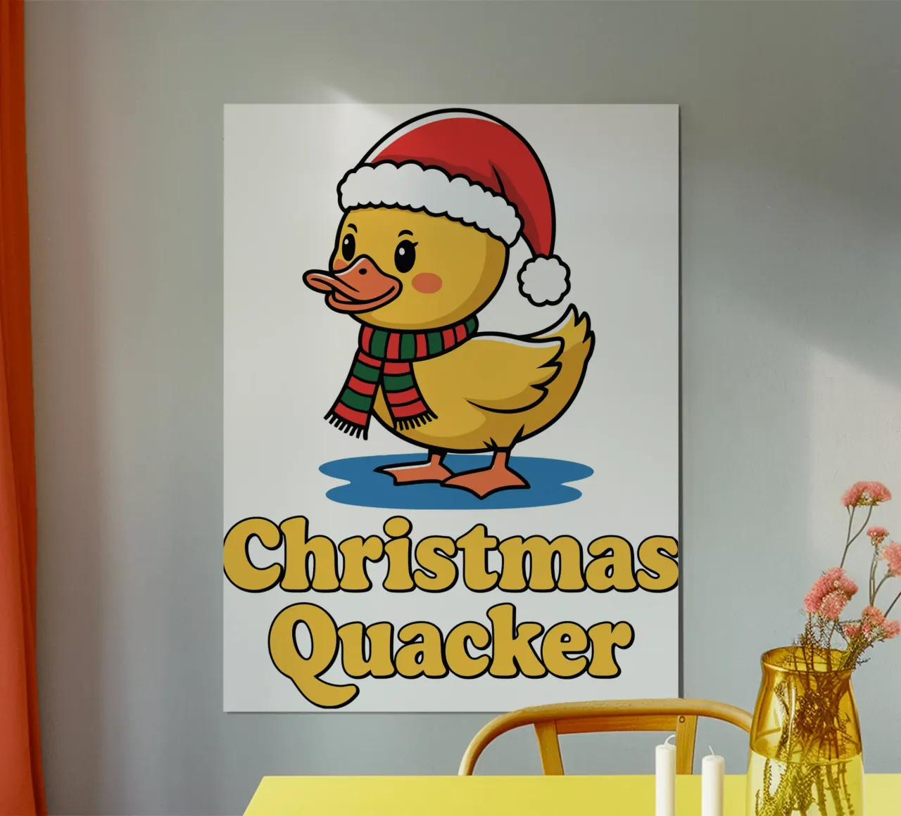 Christmas Quacker carta hahnemühle da edsonramosart