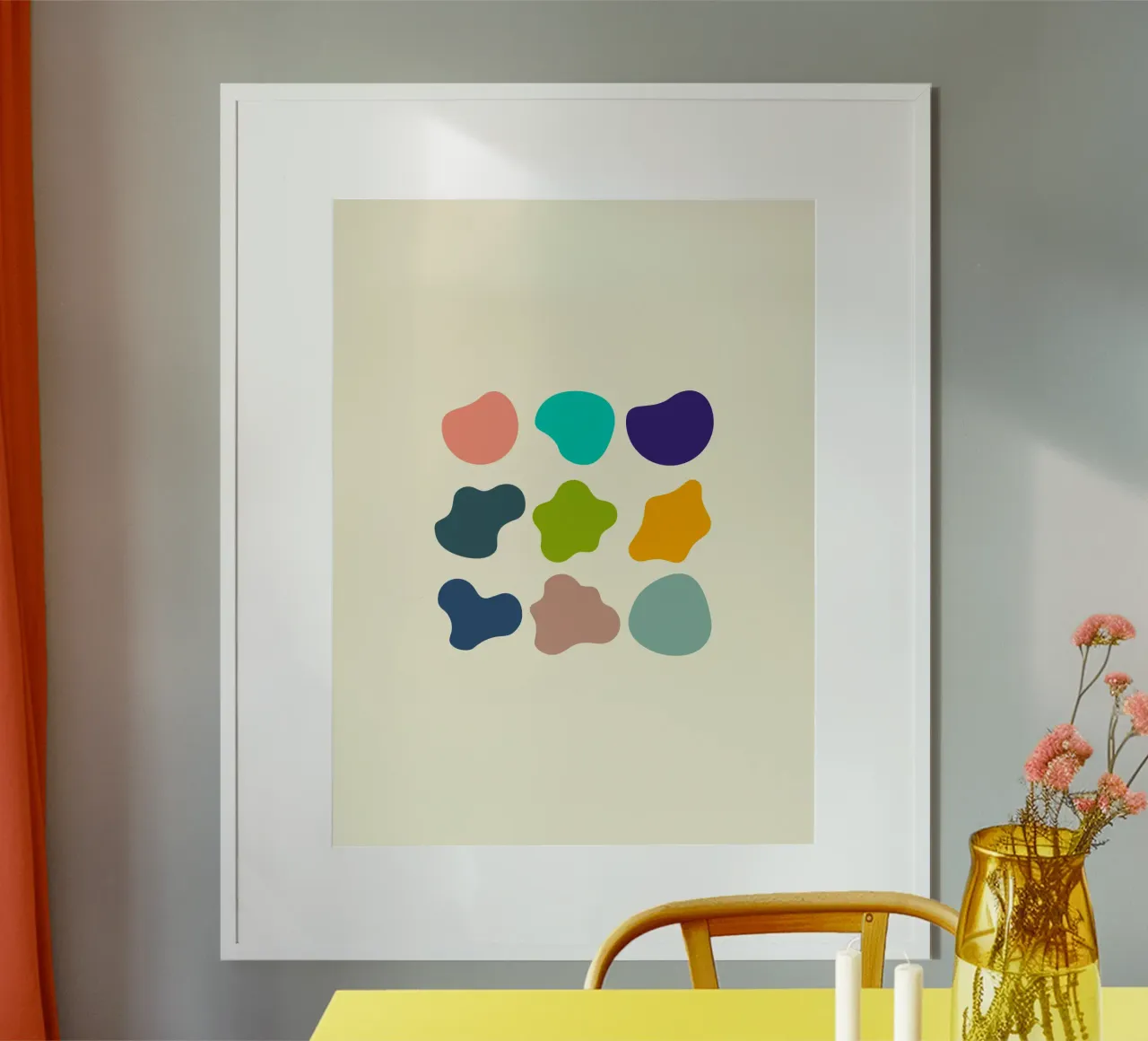 Shapes poster by MORINA FLAW