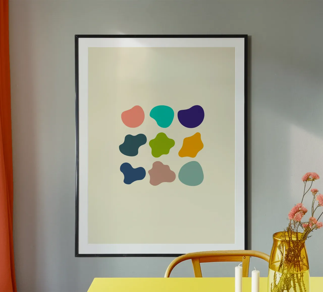 Shapes poster by MORINA FLAW