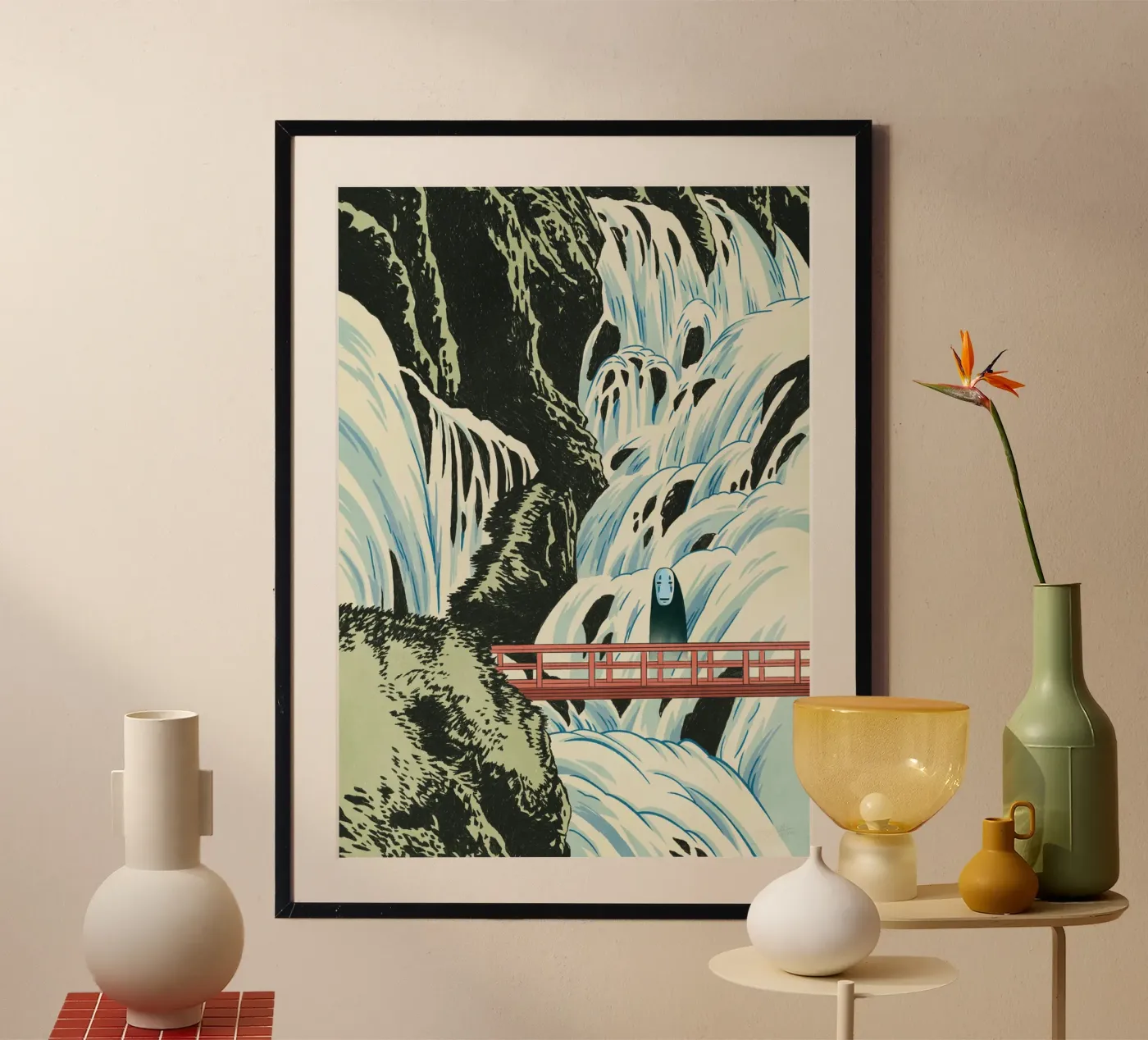 Waterfall spirit Poster von syntetyc