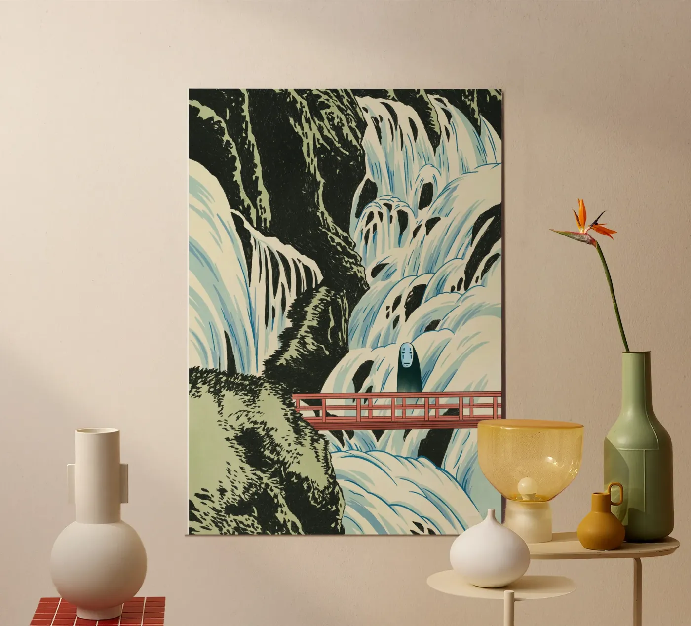 Waterfall spirit Poster von syntetyc