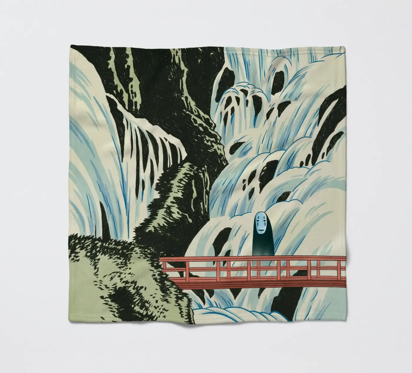 Wasserfallgeist Fleecedecke von syntetyc