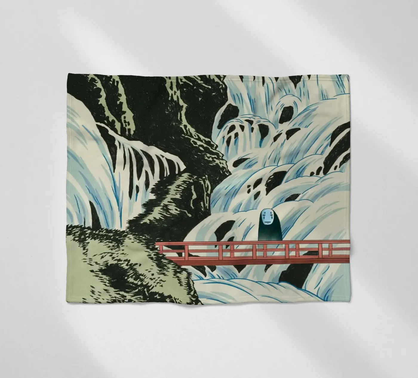 Wasserfallgeist Fleecedecke von syntetyc
