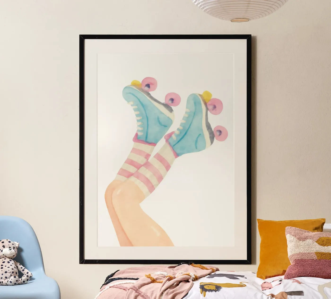 Roller skating poster by Funkydays