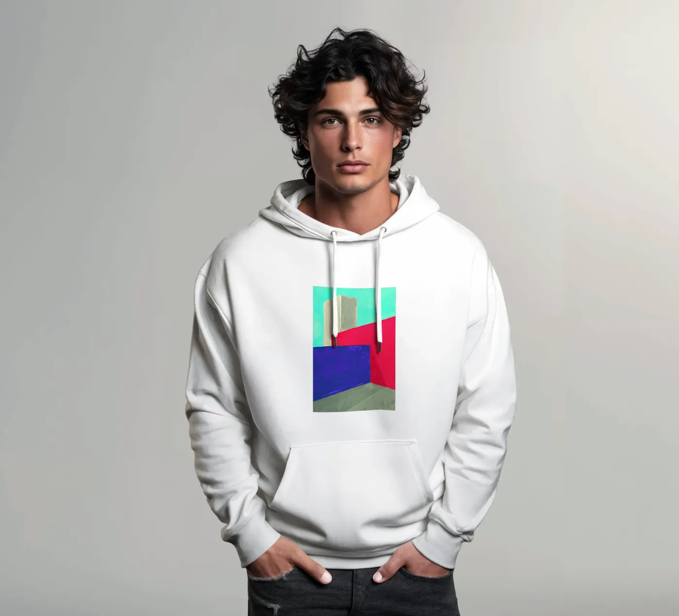 Corner felpa con cappuccio da Xchange Art Studio
