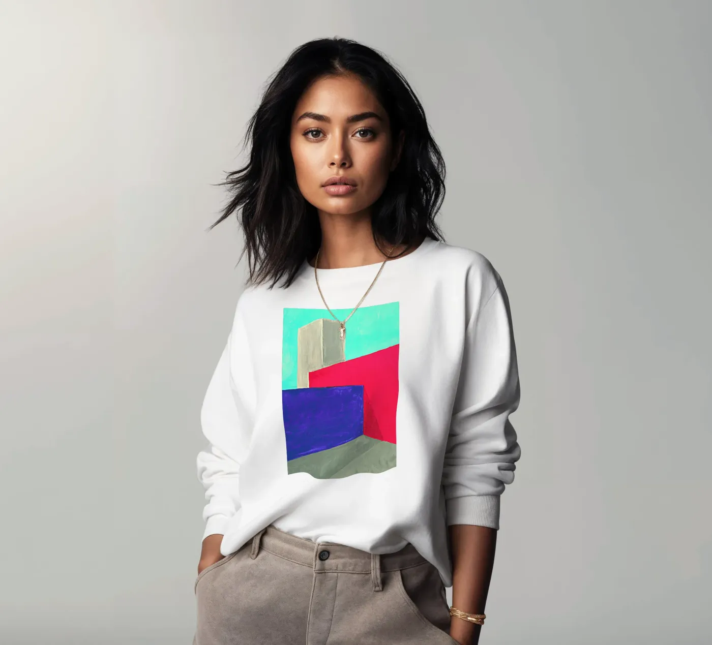 Corner sweatshirt by Xchange Art Studio