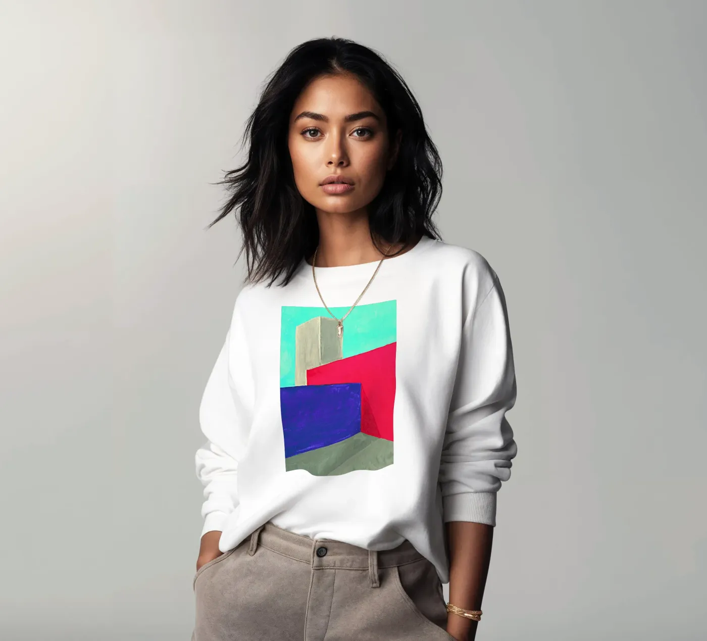 Corner sweatshirt by Xchange Art Studio