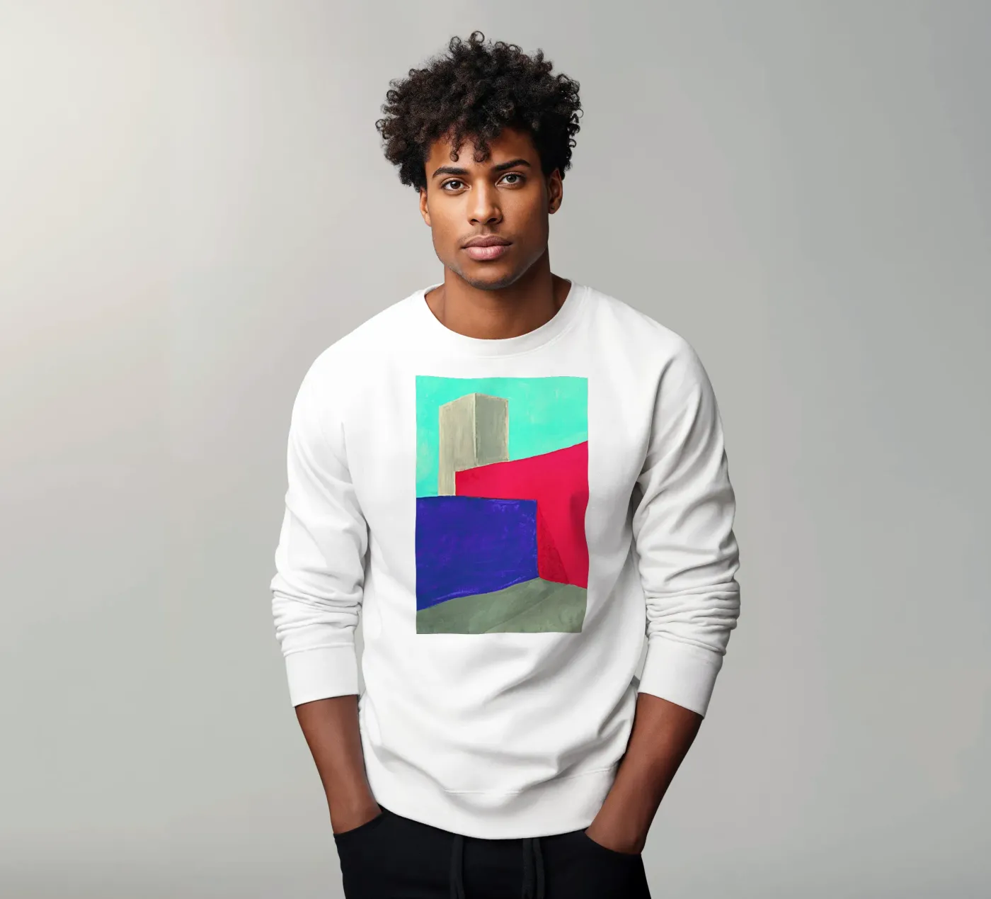 Corner sweatshirt by Xchange Art Studio