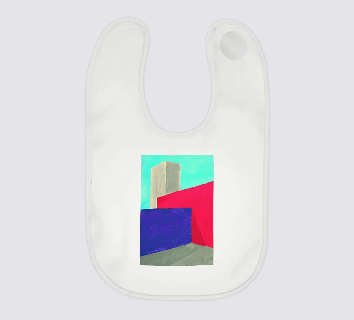 Corner baby slabbetje van Xchange Art Studio