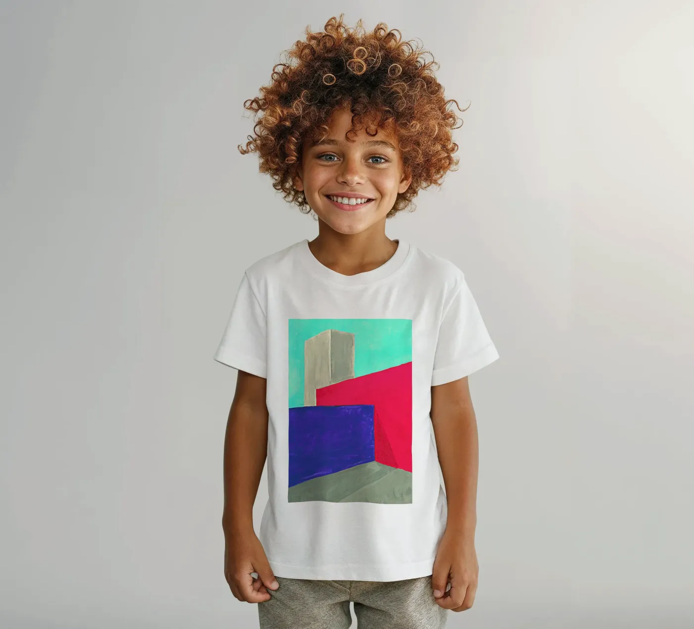 Corner kinder t-shirt van Xchange Art Studio