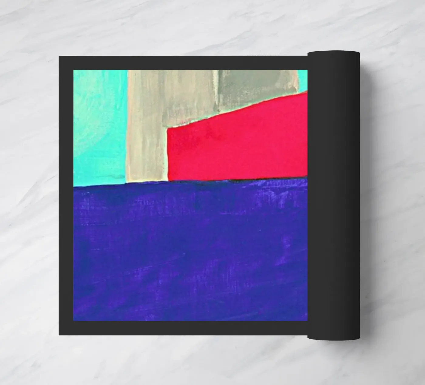 Corner doormat by Xchange Art Studio