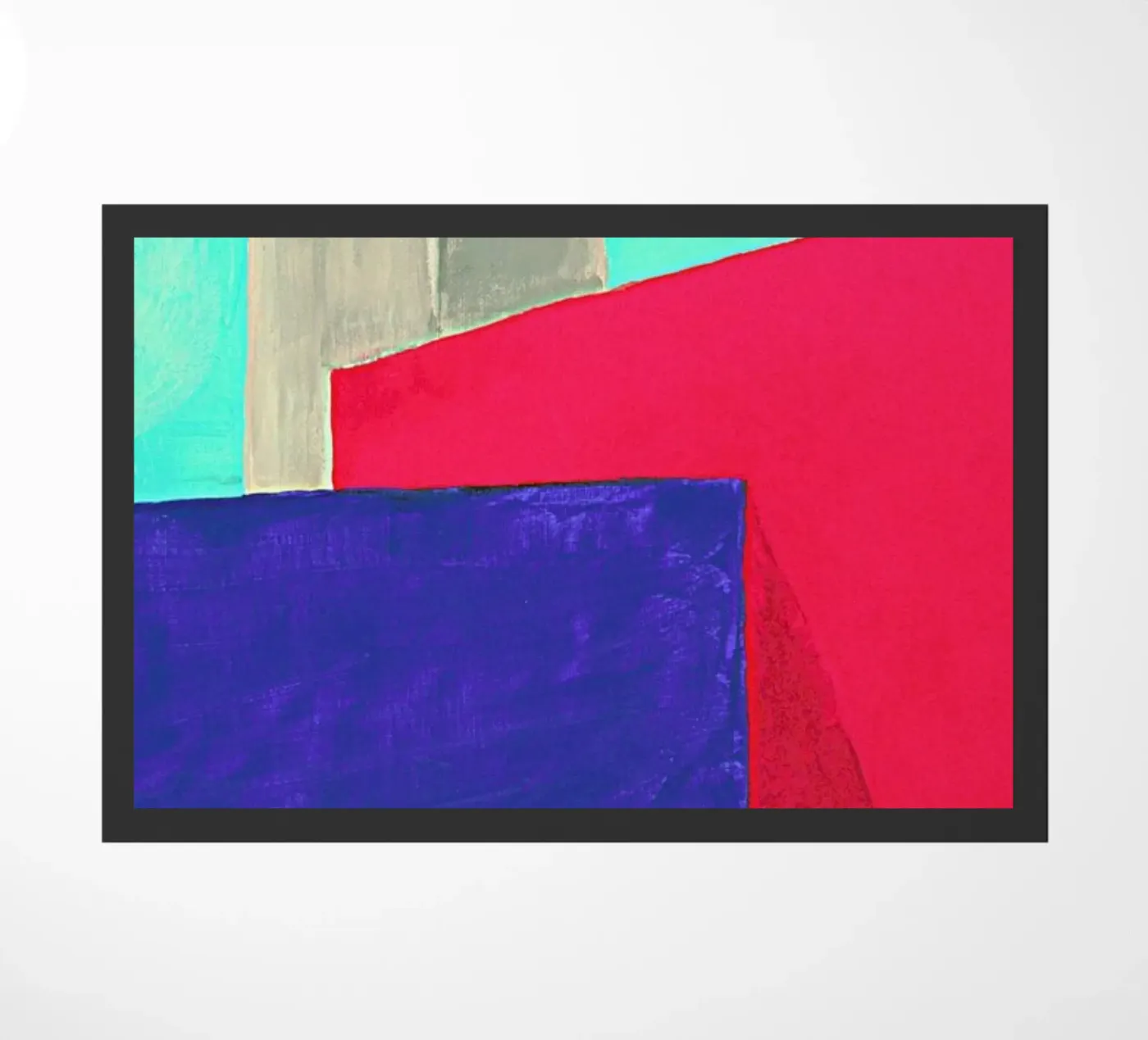 Corner doormat by Xchange Art Studio