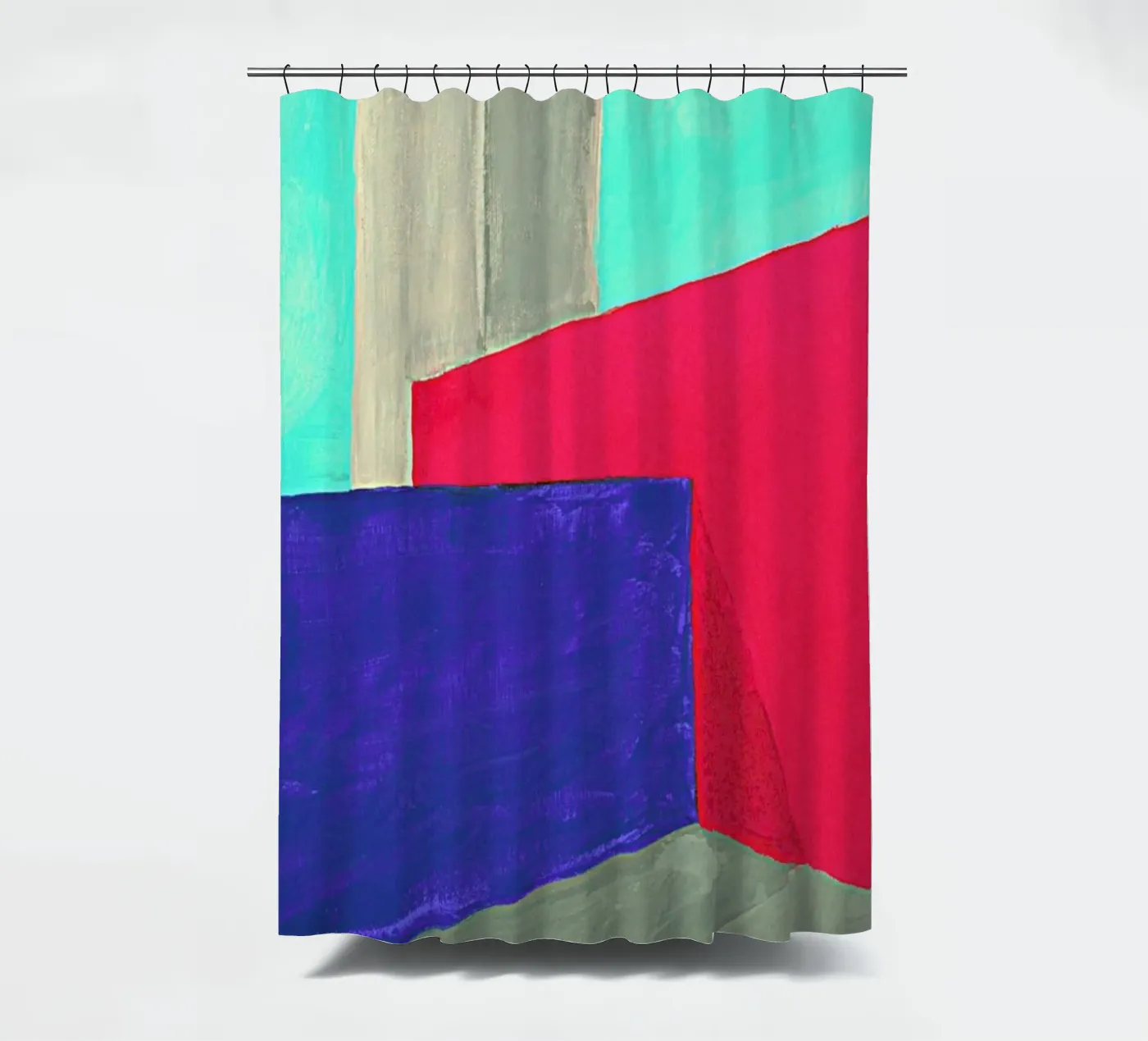 Corner Duschvorhang von Xchange Art Studio