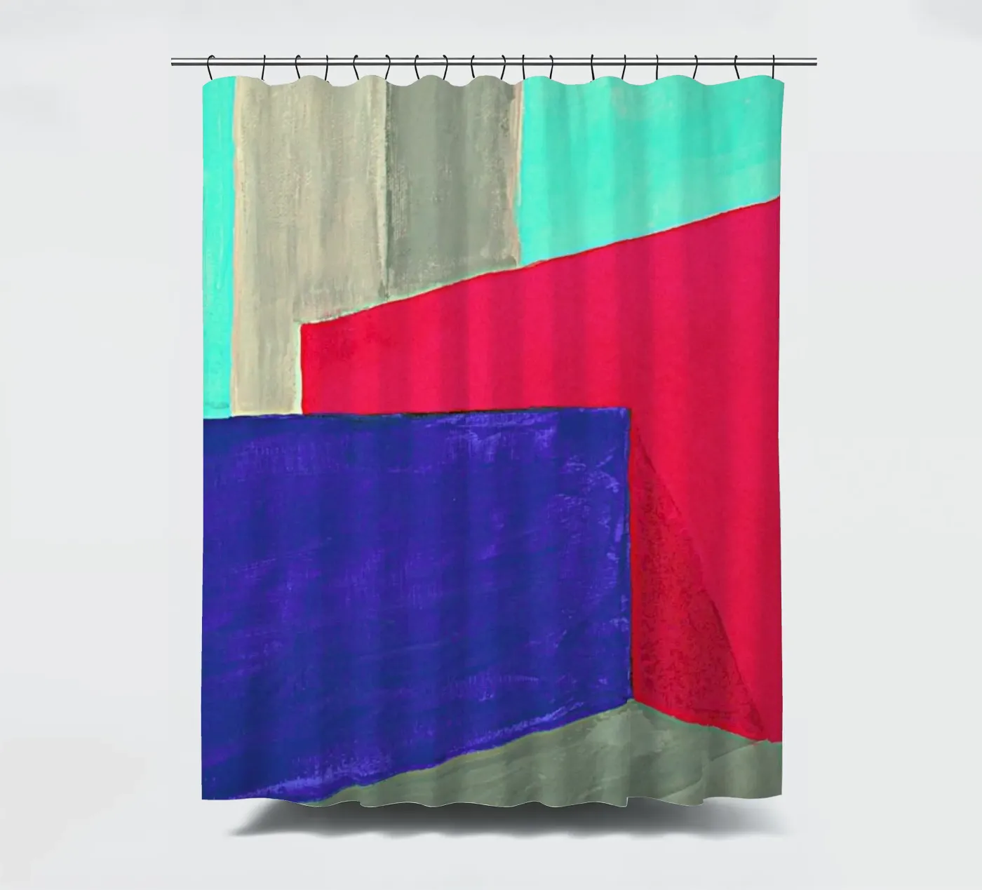 Corner Duschvorhang von Xchange Art Studio