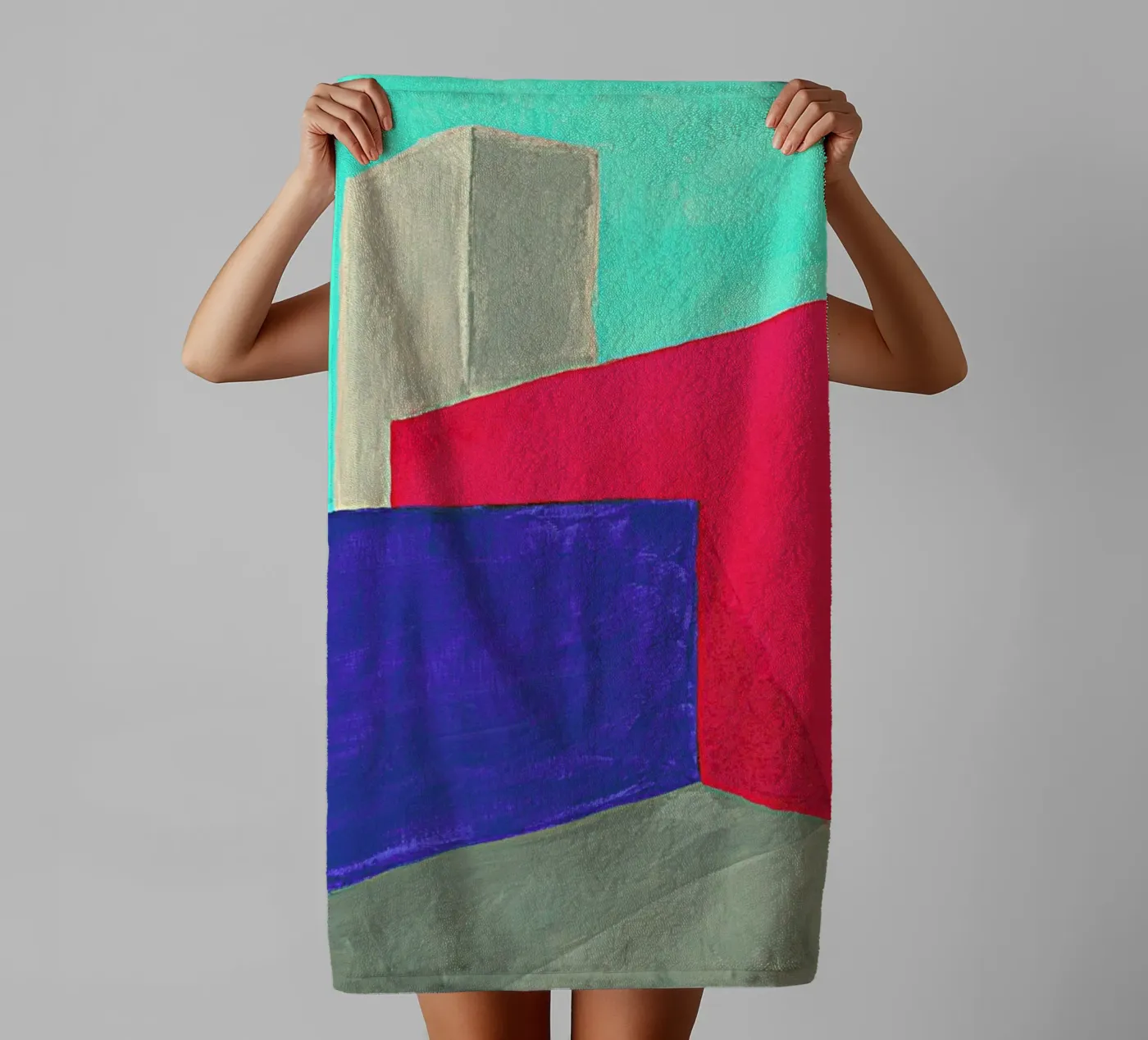 Corner towel by Xchange Art Studio